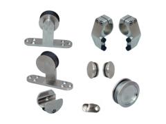 SET PUERTA CORREDERA ACERO INOX